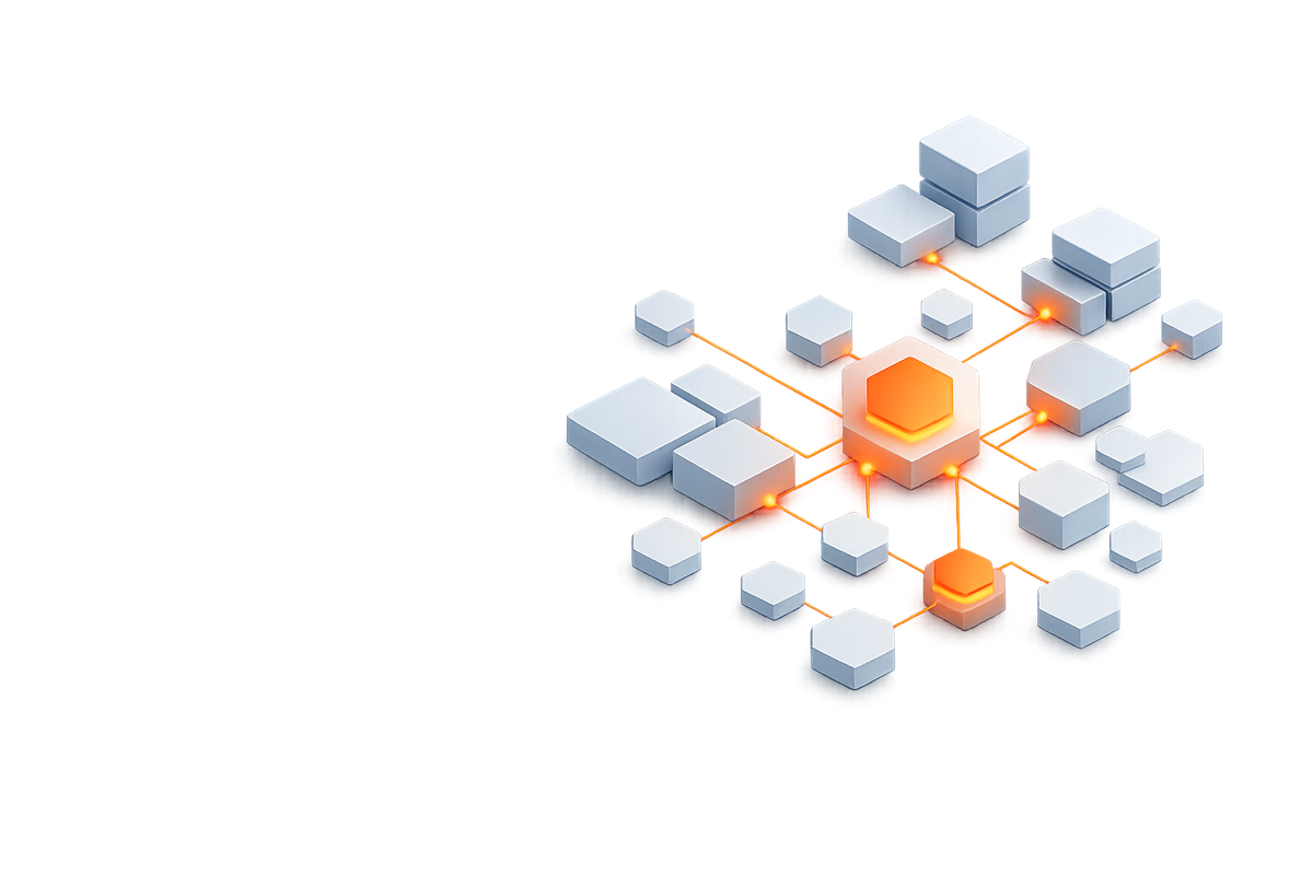 Hexacode — ilustracja przedstawiająca proces budowy systemów dedykowanych