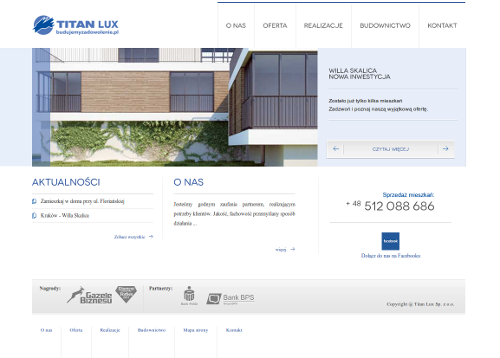 Titan Lux — system supporting property sales