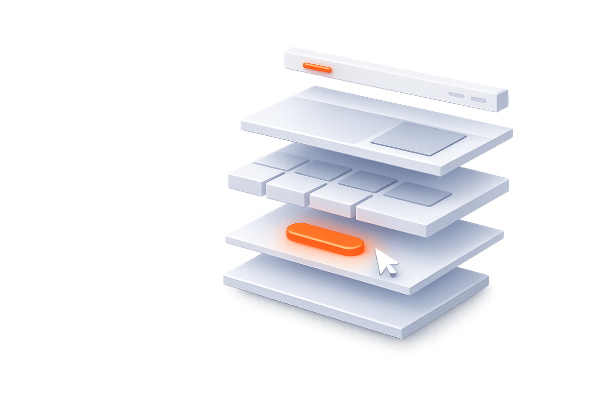 Websites — ilustracja usługi Hexacode